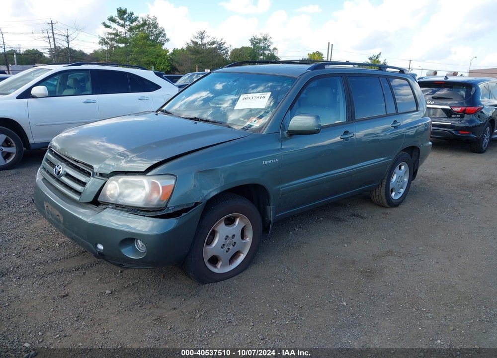 2006 TOYOTA HIGHLANDER LIMITED V6 VIN: JTEEP21A160155584