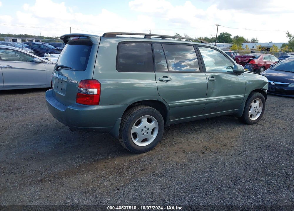 2006 TOYOTA HIGHLANDER LIMITED V6 VIN: JTEEP21A160155584