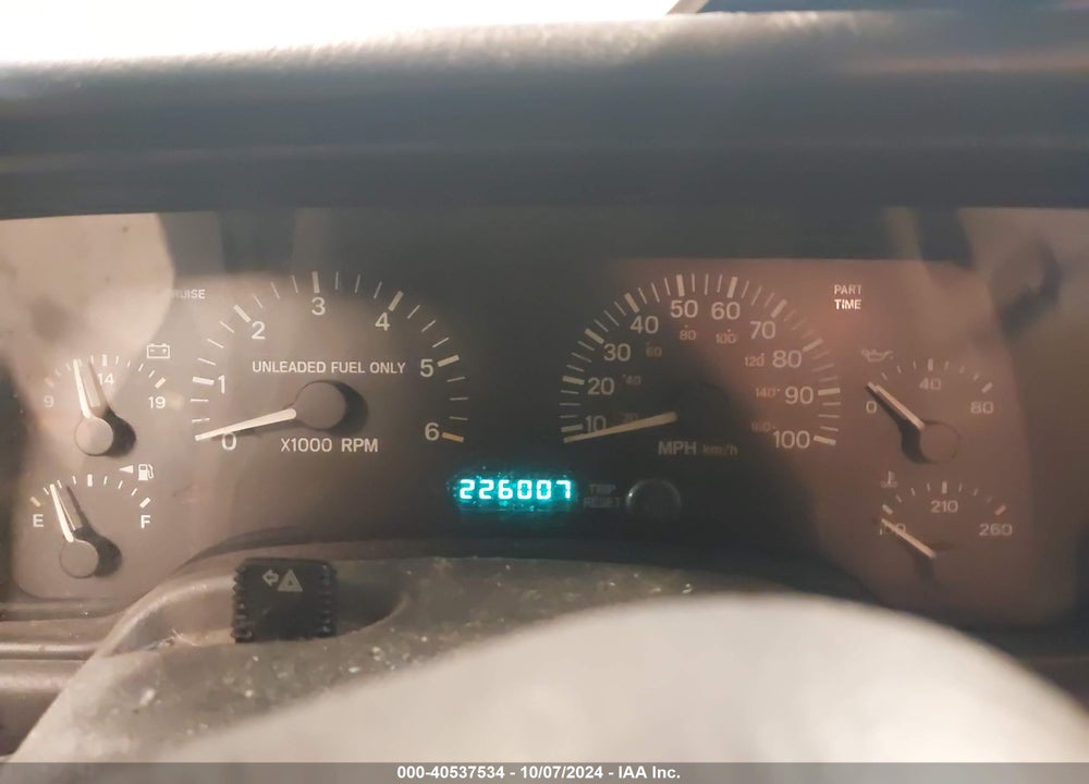 1999 JEEP CHEROKEE CLASSIC/SPORT VIN: 1J4FF68SXXL611867
