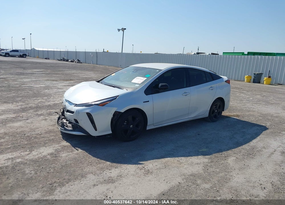 2021 TOYOTA PRIUS 2020 EDITION VIN: JTDKAMFU8M3129311