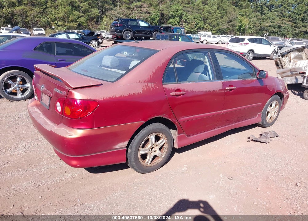 2004 TOYOTA COROLLA S VIN: 2T1BR32EX4C182648