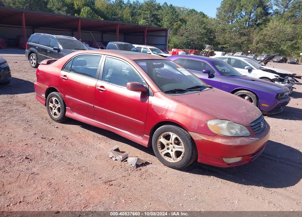 2004 TOYOTA COROLLA S VIN: 2T1BR32EX4C182648