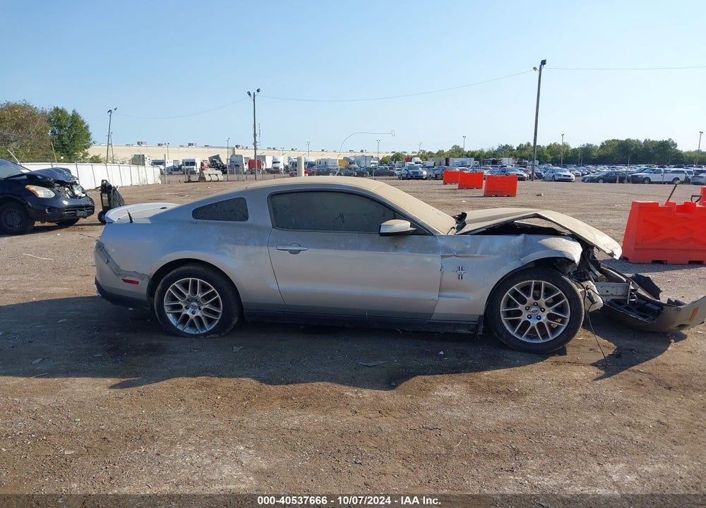 2012 FORD MUSTANG V6 PREMIUM VIN: 1ZVBP8AM0C5263016