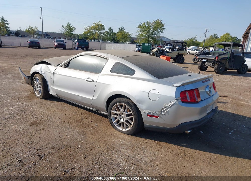 2012 FORD MUSTANG V6 PREMIUM VIN: 1ZVBP8AM0C5263016