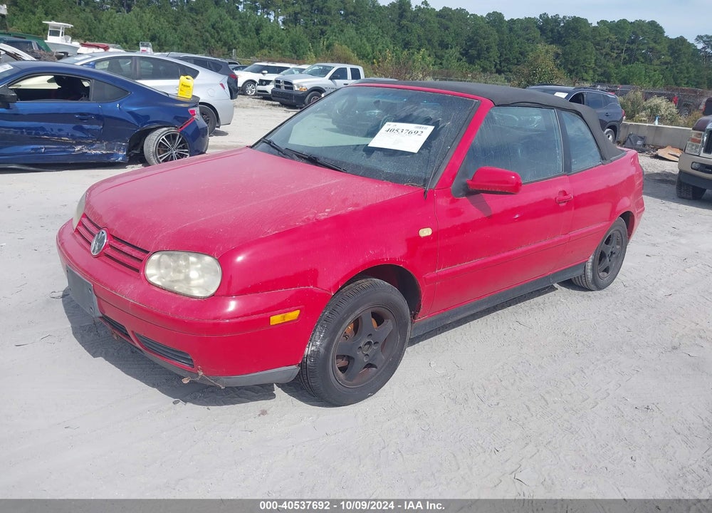 2000 VOLKSWAGEN CABRIO GLS VIN: 3VWDC21V5YM802063