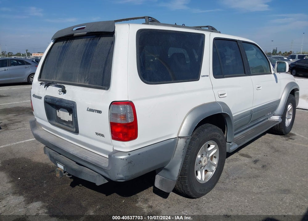 1999 TOYOTA 4RUNNER LIMITED V6 VIN: JT3GN87R3X0127830