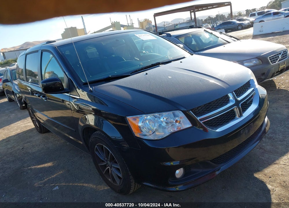 2017 DODGE GRAND CARAVAN SXT VIN: 2C4RDGCG8HR719480
