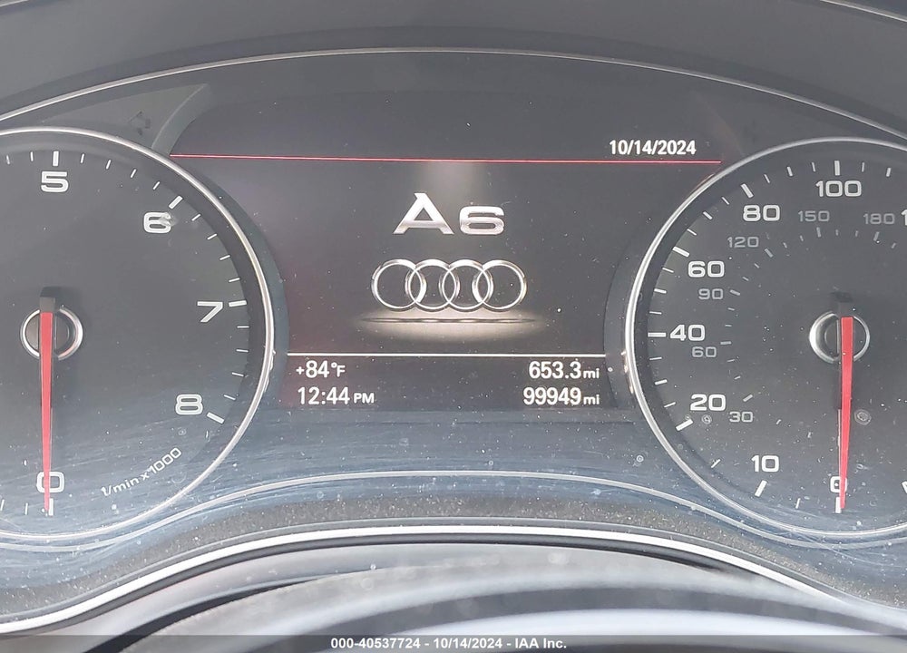 2012 AUDI A6 2.0T PREMIUM VIN: WAUDFAFC0CN139122