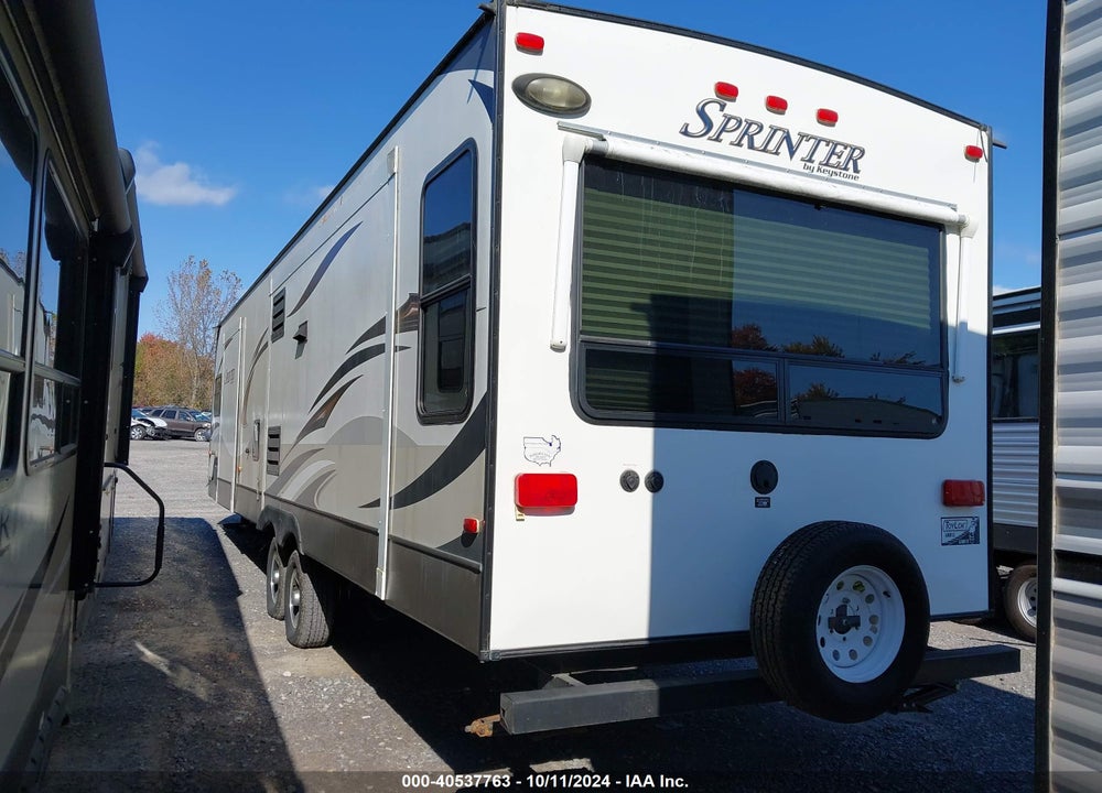 2012 KEYSTONE SPRINTER OTHER VIN: 4YDT3312XC1532597
