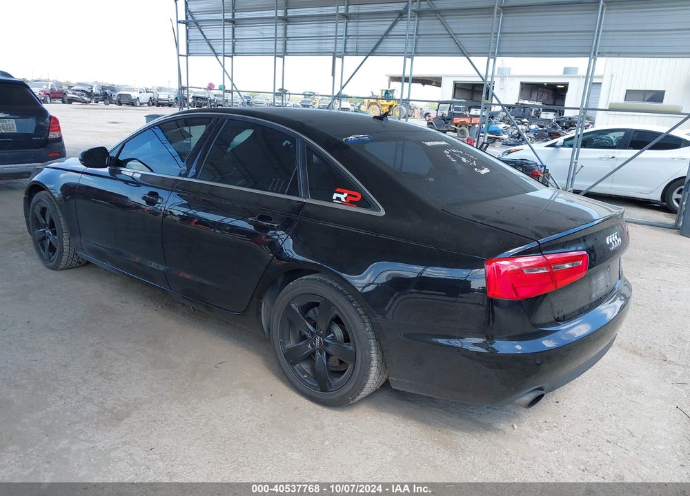 2012 AUDI A6 2.0T PREMIUM VIN: WAUDFAFC4CN060519