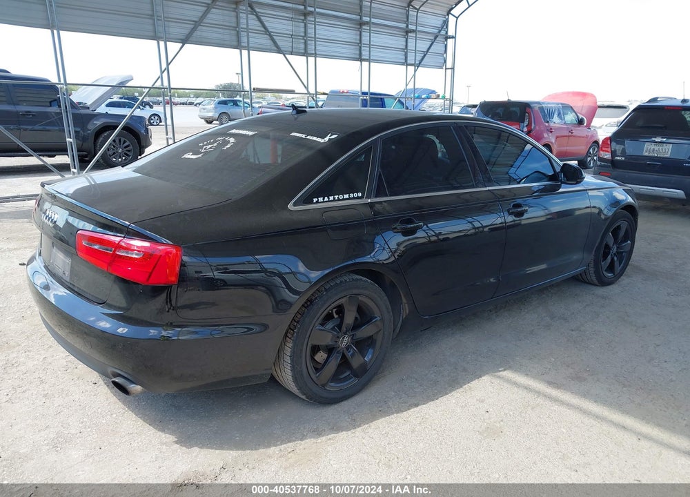 2012 AUDI A6 2.0T PREMIUM VIN: WAUDFAFC4CN060519