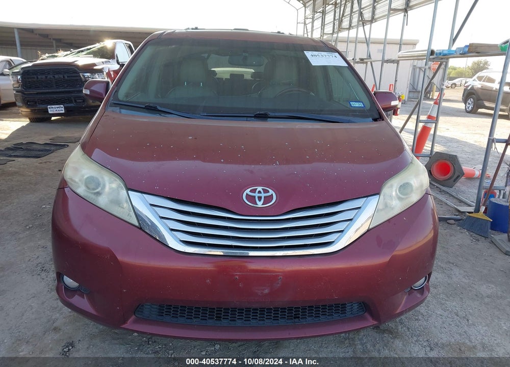 2013 TOYOTA SIENNA LIMITED V6 7 PASSENGER VIN: 5TDYK3DC7DS386115
