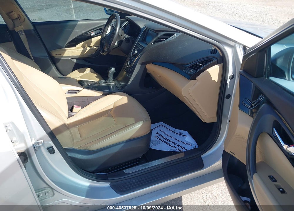 2013 HYUNDAI AZERA VIN: KMHFH4JGXDA213751