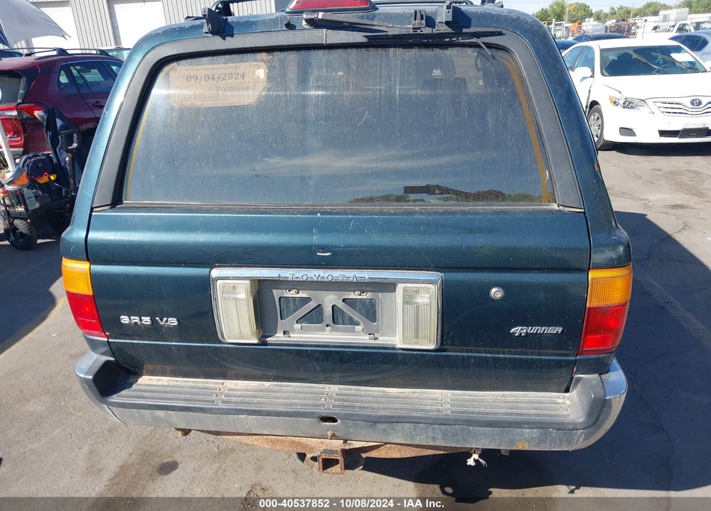 1995 TOYOTA 4RUNNER VN39 SR5 VIN: JT3VN39W8S8081130