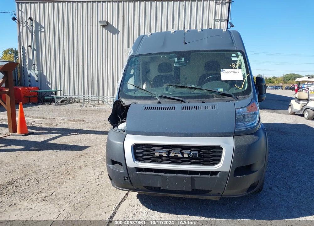 2019 RAM PROMASTER 3500 CARGO VAN HIGH ROOF 159 WB EXT VIN: 3C6URVJG7KE544867