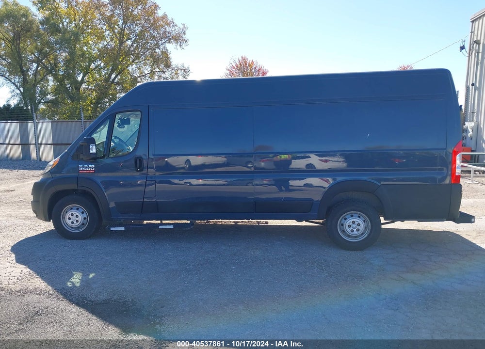 2019 RAM PROMASTER 3500 CARGO VAN HIGH ROOF 159 WB EXT VIN: 3C6URVJG7KE544867
