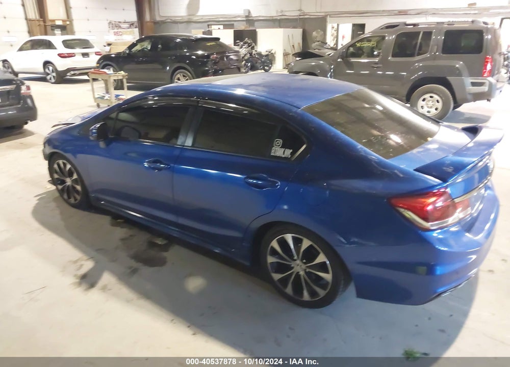 2013 HONDA CIVIC SI VIN: 2HGFB6E57DH703612