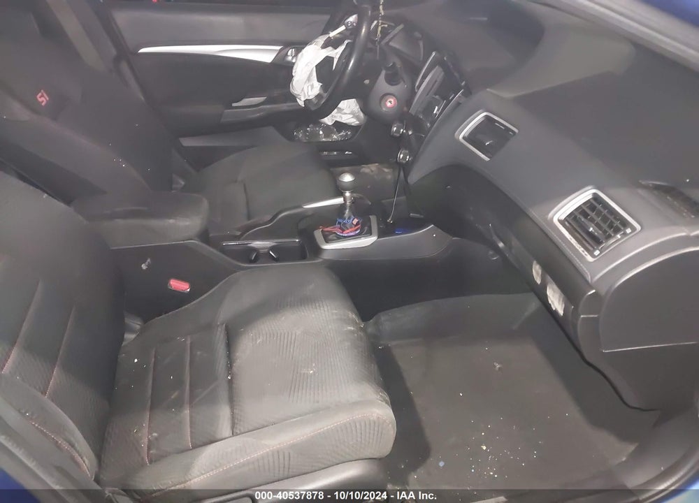 2013 HONDA CIVIC SI VIN: 2HGFB6E57DH703612