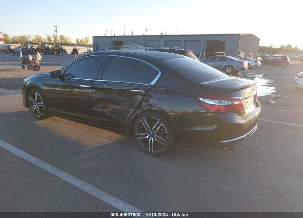 2016 HONDA ACCORD SPORT VIN: 1HGCR2F50GA119691