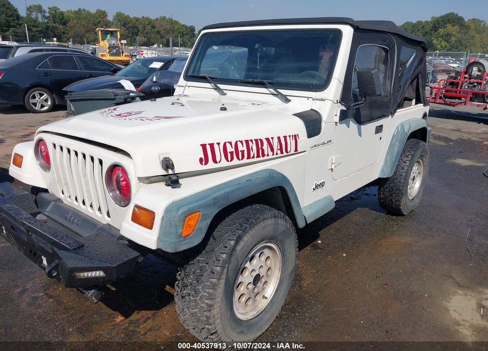 1997 JEEP WRANGLER SE VIN: 1J4FY29P2VP540957