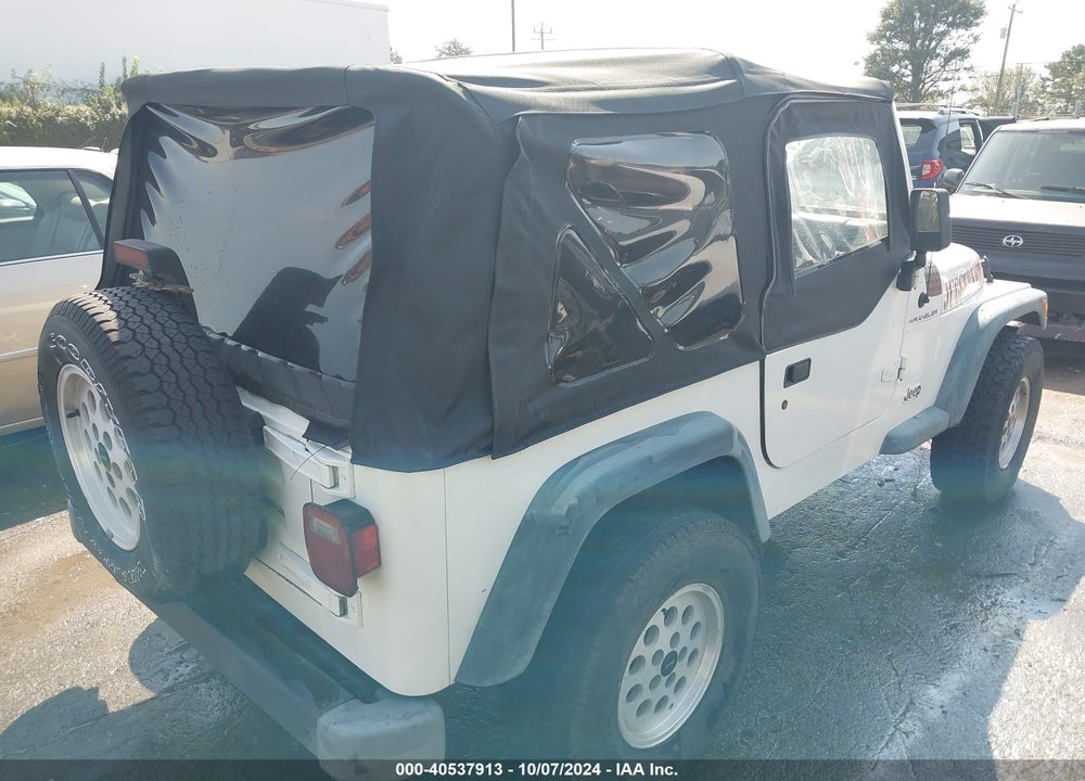 1997 JEEP WRANGLER SE VIN: 1J4FY29P2VP540957