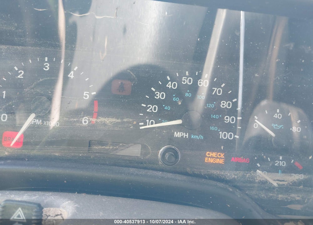1997 JEEP WRANGLER SE VIN: 1J4FY29P2VP540957