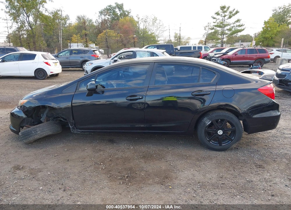 2012 HONDA CIVIC LX VIN: 19XFB2F5XCE392368
