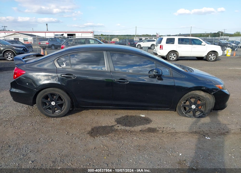 2012 HONDA CIVIC LX VIN: 19XFB2F5XCE392368