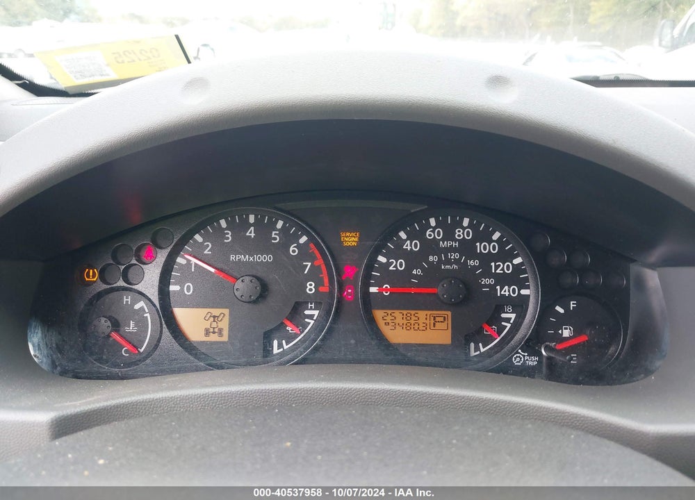 2010 NISSAN XTERRA S VIN: 5N1AN0NW7AC510361