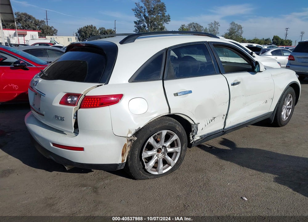 2006 INFINITI FX35 VIN: JNRAS08U16X102624