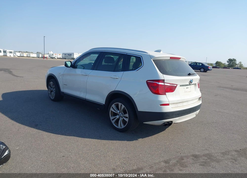 2011 BMW X3 XDRIVE35I VIN: 5UXWX7C51BLL15167