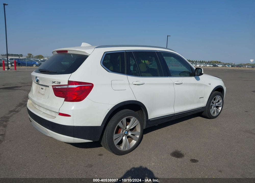 2011 BMW X3 XDRIVE35I VIN: 5UXWX7C51BLL15167