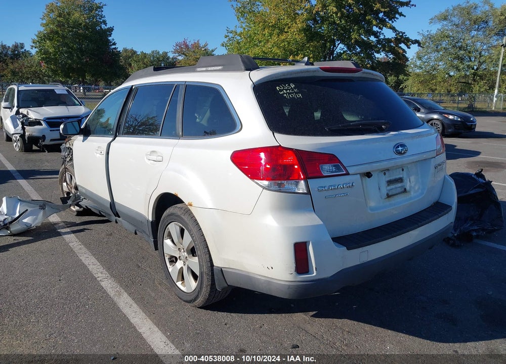 2011 SUBARU OUTBACK 2.5I LIMITED VIN: 4S4BRBKC6B3314007