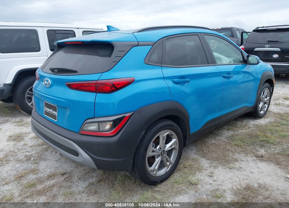 2022 HYUNDAI KONA SEL VIN: KM8K62AB4NU809533