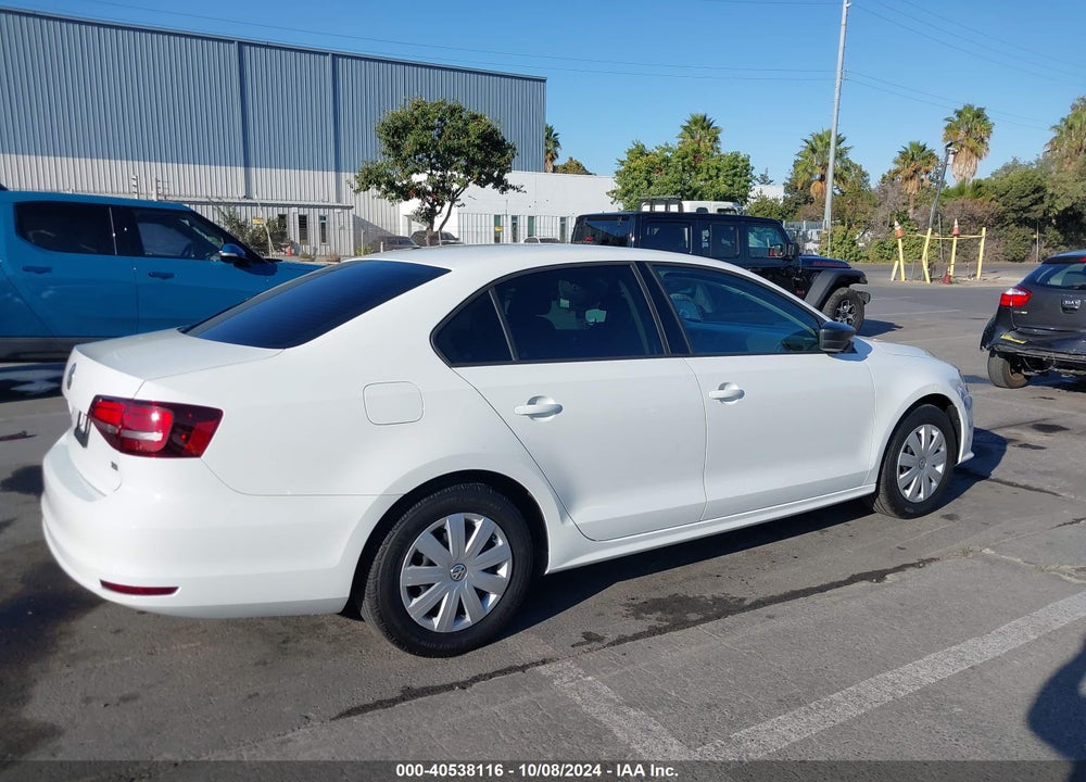 2016 VOLKSWAGEN JETTA 1.4T S VIN: 3VW267AJ3GM326080