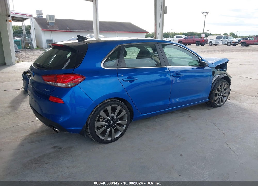 2018 HYUNDAI ELANTRA GT SPORT VIN: KMHH55LC1JU033361
