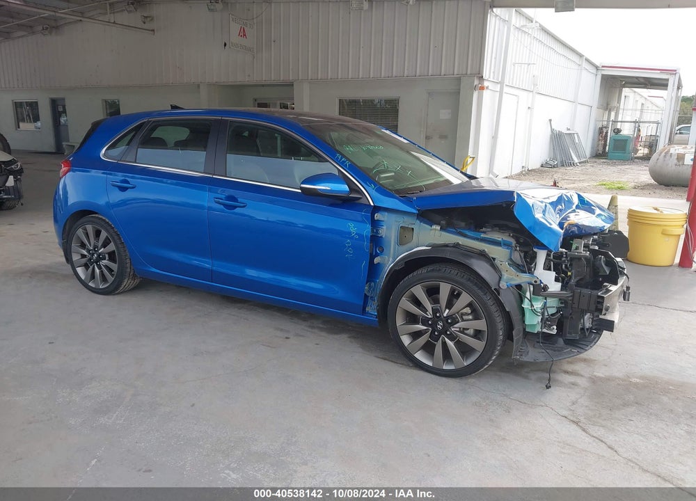 2018 HYUNDAI ELANTRA GT SPORT VIN: KMHH55LC1JU033361