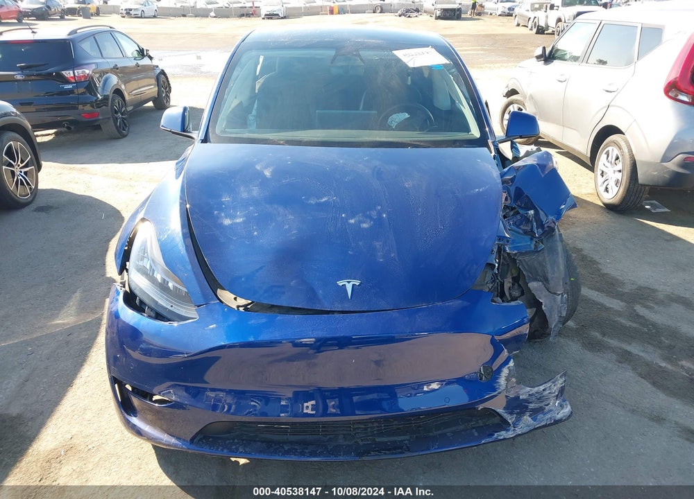 2021 TESLA MODEL Y LONG RANGE DUAL MOTOR ALL-WHEEL DRIVE VIN: 5YJYGDEE6MF091762