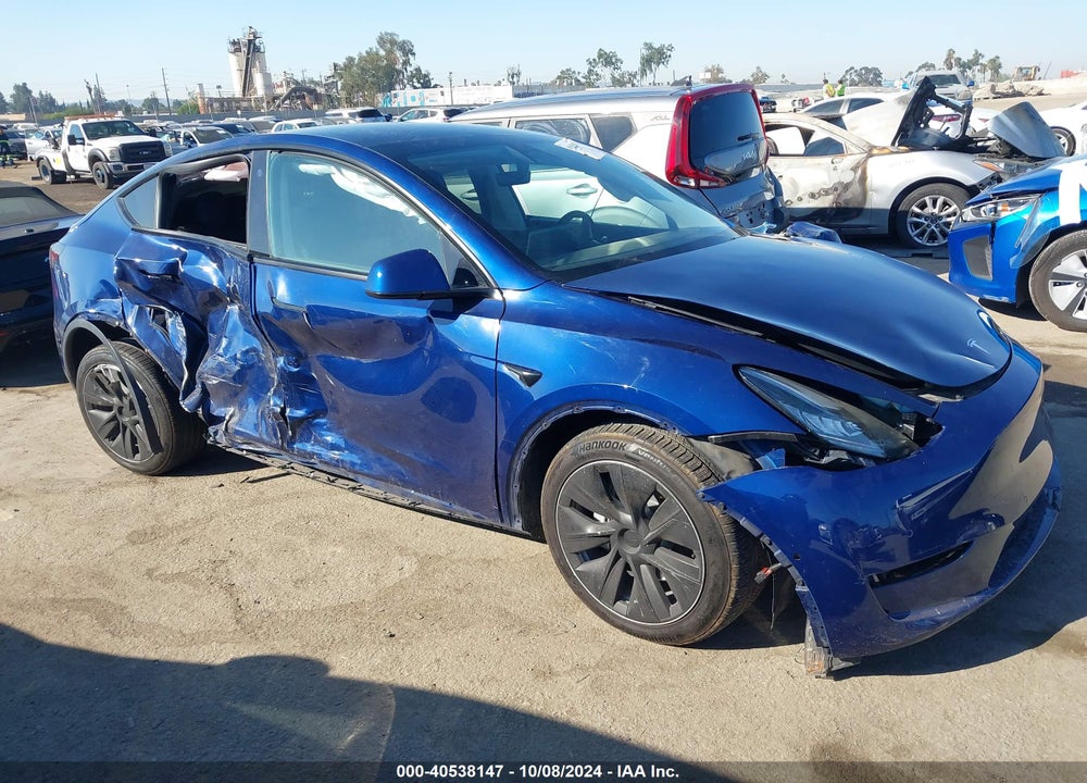 2021 TESLA MODEL Y LONG RANGE DUAL MOTOR ALL-WHEEL DRIVE VIN: 5YJYGDEE6MF091762