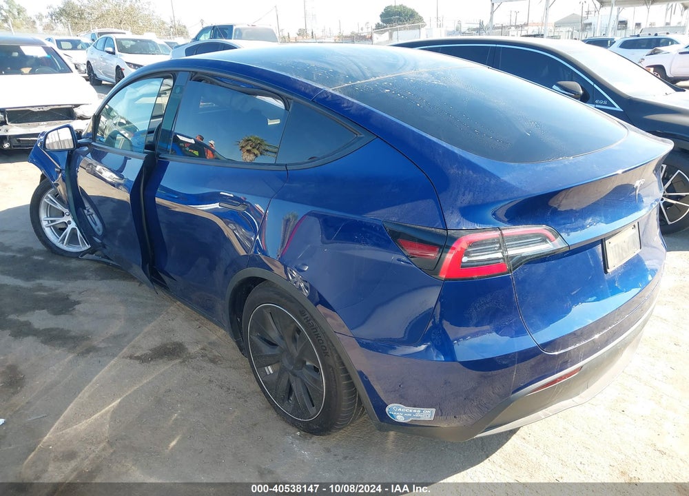 2021 TESLA MODEL Y LONG RANGE DUAL MOTOR ALL-WHEEL DRIVE VIN: 5YJYGDEE6MF091762