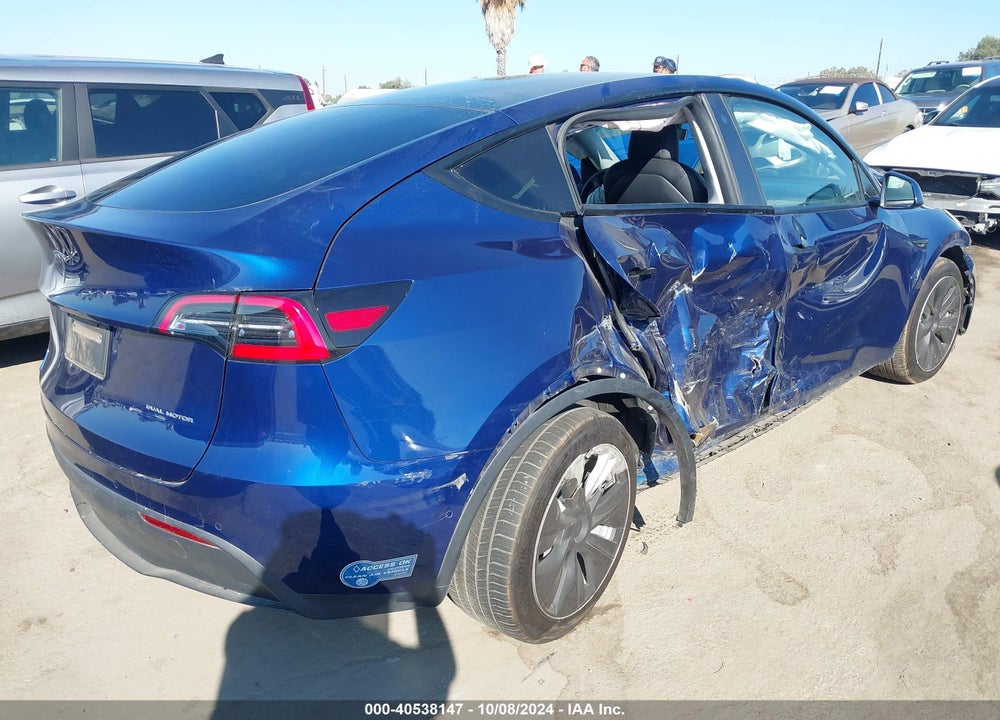 2021 TESLA MODEL Y LONG RANGE DUAL MOTOR ALL-WHEEL DRIVE VIN: 5YJYGDEE6MF091762