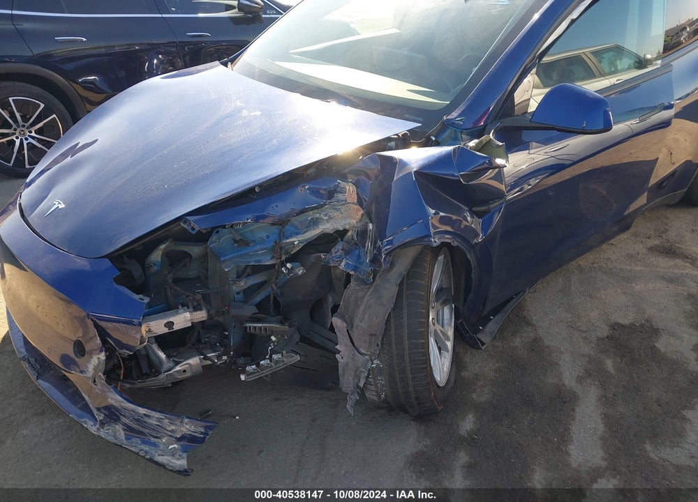 2021 TESLA MODEL Y LONG RANGE DUAL MOTOR ALL-WHEEL DRIVE VIN: 5YJYGDEE6MF091762