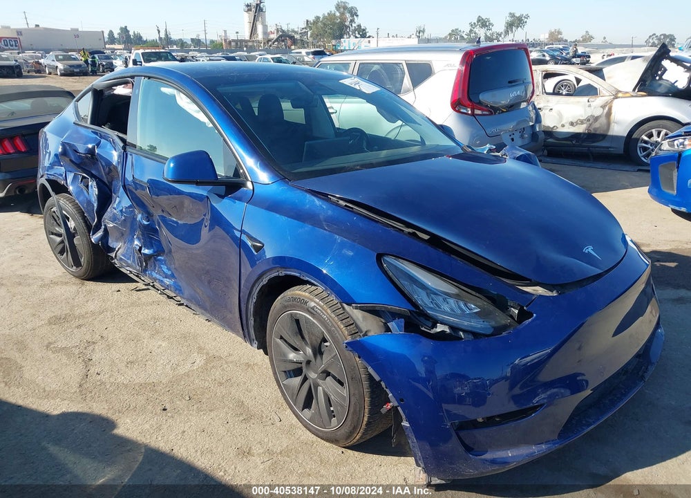 2021 TESLA MODEL Y LONG RANGE DUAL MOTOR ALL-WHEEL DRIVE VIN: 5YJYGDEE6MF091762