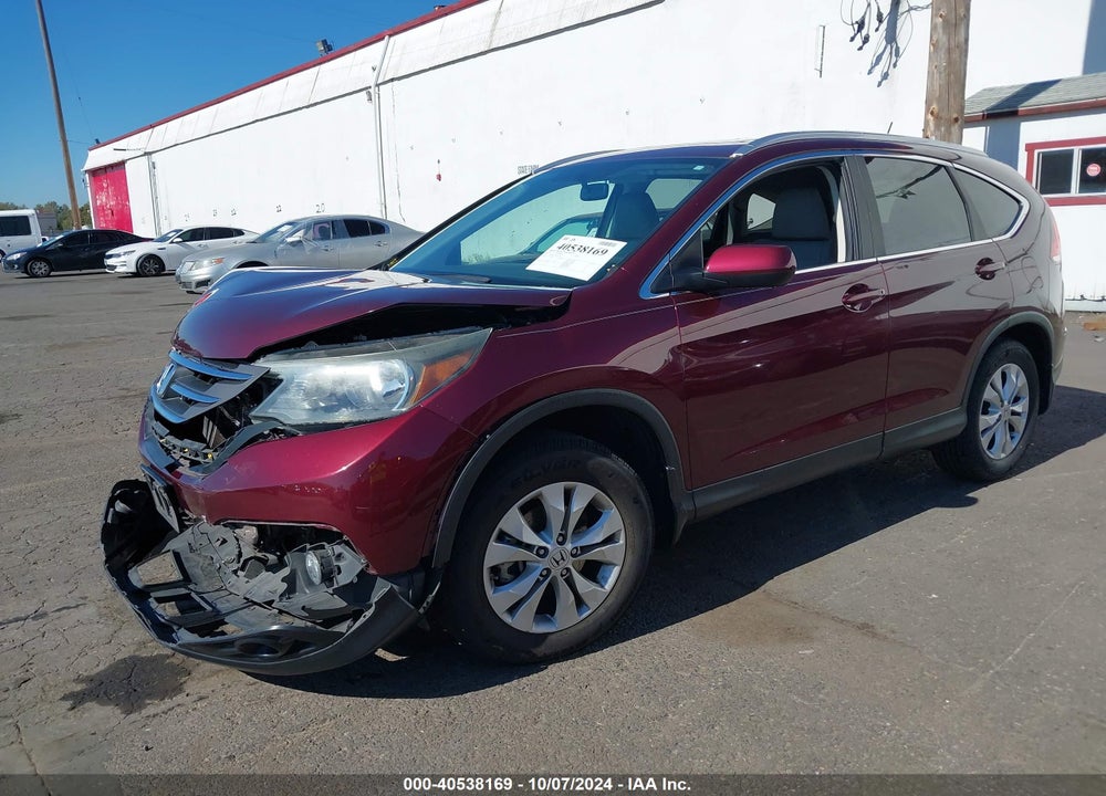 2013 HONDA CR-V EX-L VIN: 5J6RM4H71DL014119