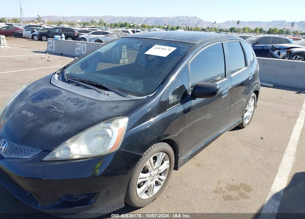 2009 HONDA FIT SPORT VIN: JHMGE884X9S022979