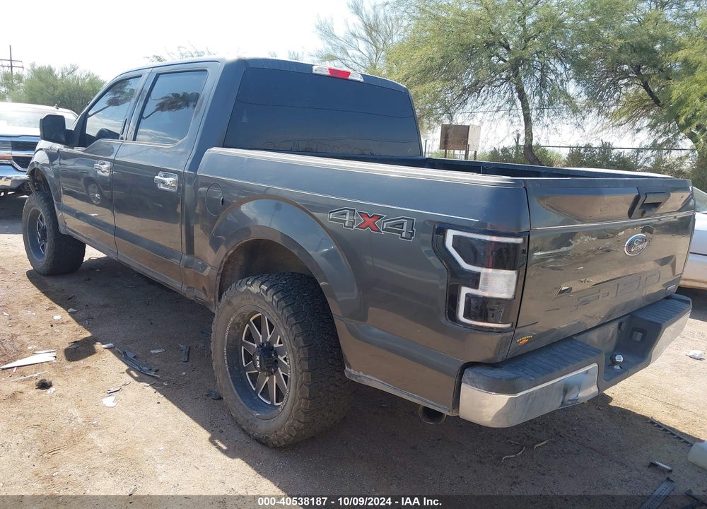 2018 FORD F-150 XLT VIN: 1FTEW1EP8JKE88412