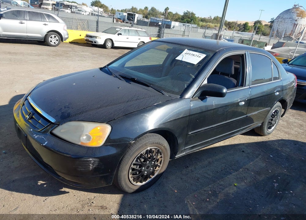 2002 HONDA CIVIC LX VIN: JHMES16592S004269