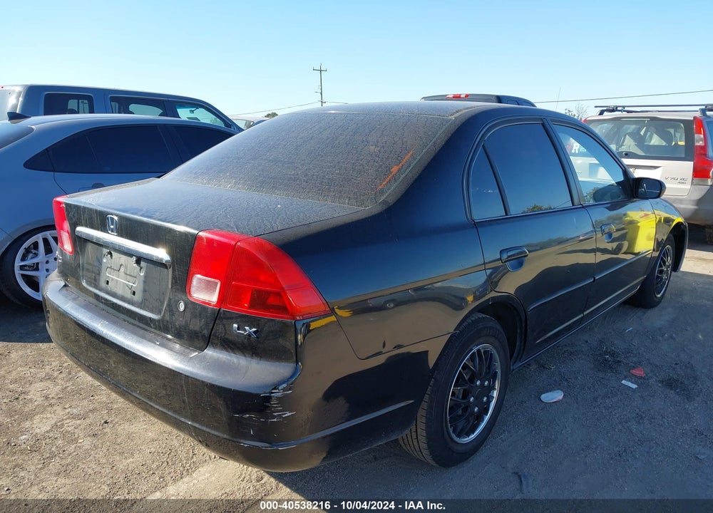 2002 HONDA CIVIC LX VIN: JHMES16592S004269