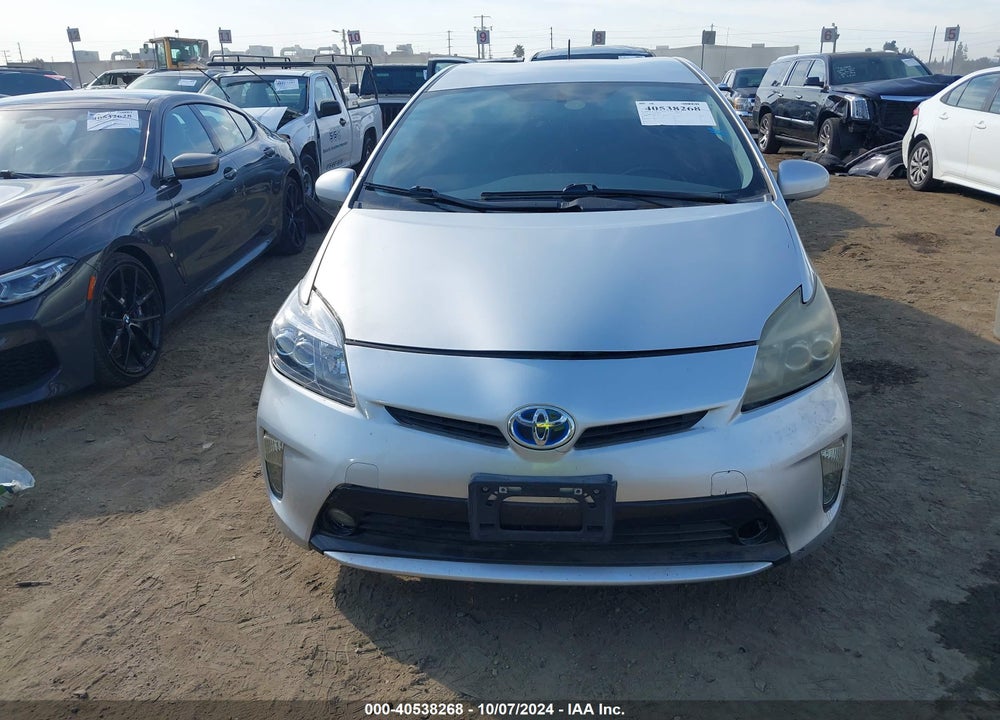 2012 TOYOTA PRIUS FIVE VIN: JTDKN3DU5C1502171