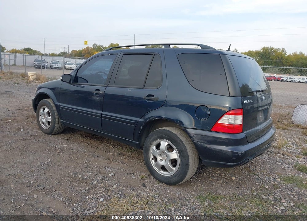 2002 MERCEDES-BENZ ML 320 VIN: 4JGAB54E42A347244